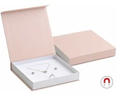 Jk Box Rausvos spalvos dovanų dėžutė papuošalų rinkiniui VG-10 / A5 / A1