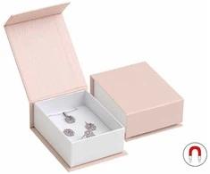 Jk Box Rausvos spalvos dovanų dėžutė papuošalų rinkiniui VG-6 / A5 / A1