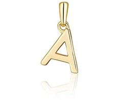 JVD minimalistinis paauksuotas „A“ pakabukas SVLP0948XH2GO0A