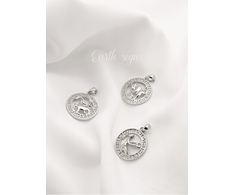 JVD Sidabrinis pendant Bull SVLP0713XH200BY