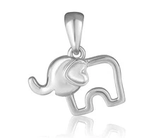 JVD Sidabrinis pendant Elephant SVLP1412XH20000