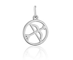 JVD Sidabrinis pendant sign Sagittarius SVLP1080X6100ST