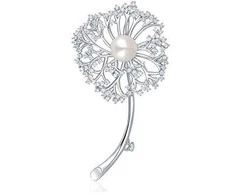 Jwl Luxury Pearls Graži sagė su perlu 2in1 Kiaulpienė JL0664