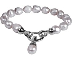 Jwl Luxury Pearls Apyrankė iš tikrų pilkų perlų JL0558