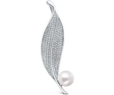 Jwl Luxury Pearls Ryški perlinė sagė Leaflet JL0701