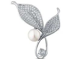 Jwl Luxury Pearls Ryški perlinė sagė su kristalais 2in1 Bilietai JL0818
