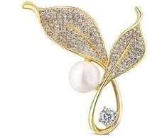 Jwl Luxury Pearls Ryški perlinė sagė su kristalais 2in1 Bilietai JL0817