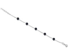 Jwl Luxury Pearls Subtili apyrankė su juodais perlais JL0753