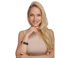 Jwl Luxury Pearls Dvigubos/dviejų eilių tikra juodo perlo apyrankė JL0599