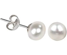 Jwl Luxury Pearls Auskarai iš tikrų baltų perlų