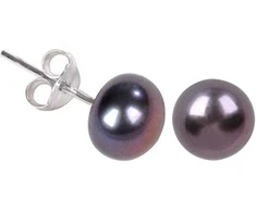 Jwl Luxury Pearls Auskarai iš tikro metalo mėlynumo perlų