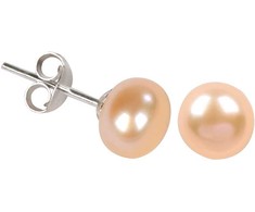 Jwl Luxury Pearls Auskarai iš tikrų lašišos perlų