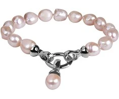 Jwl Luxury Pearls Tikra rožinė perlų apyrankė JL0556