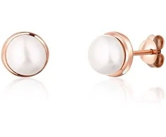 Jwl Luxury Pearls Auksuoti auskarai su upės perlu JL0736