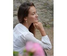 Jwl Luxury Pearls Moteriški auskarai su perlu JL0062