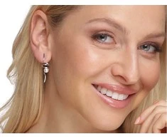 Jwl Luxury Pearls Ilgi sidabriniai perlų auskarai JL0620