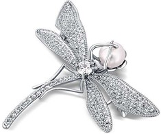Jwl Luxury Pearls Prabangi perlinė sagė Dragonfly JL0765
