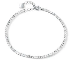 Jwl Luxury Pearls Prabangi sidabrinė teniso apyrankė su cirkoniais JL0849