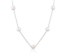 „Jwl Luxury Pearls“ vėrinys iš subtilių 5 tikrų perlų JL0755