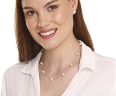 Jwl Luxury Pearls Vėrinys iš subtilių 9 tikrų perlų JL0754