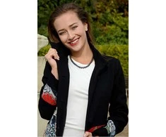 Jwl Luxury Pearls Vėrinys su tikrais metališkais mėlynais perlais JL0265