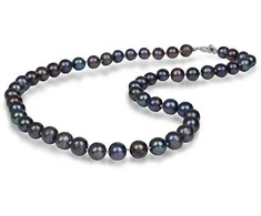 Jwl Luxury Pearls Vėrinys su tikrais metališkais mėlynais perlais JL0265