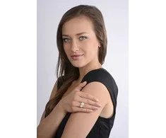Jwl Luxury Pearls Sidabrinis žiedas su dvigubu karoliuku JL0058