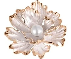 Jwl Luxury Pearls Unikali 2in1 gėlių sagė su tikru perlu JL0573