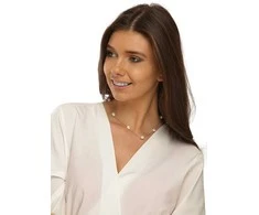 Jwl Luxury Pearls Kintamo sidabro karoliai su tikrais baroko perlais JL0708