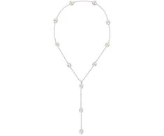 Jwl Luxury Pearls Kintamo sidabro karoliai su tikrais baroko perlais JL0708