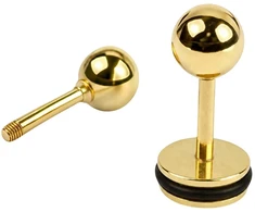 Kalace Minimalist auksinis-plated steel studs 110696J