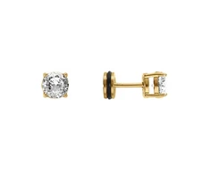 Kalace Minimalist auksinis-plated stones with clear crystal 110693J
