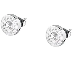 Karl Lagerfeld Steel stud earrings Illume KLBJX17