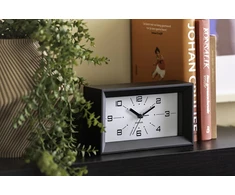 Karlsson Designer table clock with alarm 6066BK