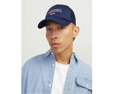 Kepurė Jack &amp; Jones Pánská kšiltovka JACRIVER 12263317 Navy Blazer