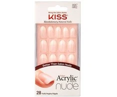KISS ACRYLIC NUDE priklijuojami nagai (28 vnt.)