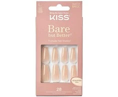 KISS Lipnūs nagai Bare but Better Nails - Nude Drama 28 vnt.