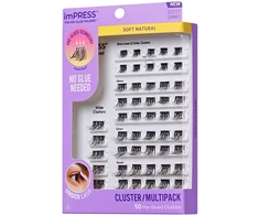 KISS imPRESS Pre-glued Cluster Multi 01 Cluster Lashes