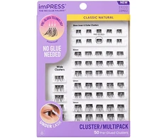 KISS imPRESS Pre-glued Cluster Multi 02 Cluster Lashes