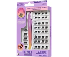 KISS ImPRESS Press on False Blakstienos Kit 02C