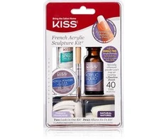 Kiss French Acrylic Sculpture Kit - akrilo prancūziško manikiūro rinkinys