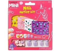 KISS IMPRESS MINI NAIL ARTIST vaikų priklijuojamųjų nagų rinkinys