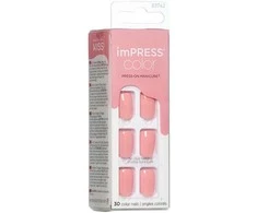KISS Lipnūs nagų lakai imPRESS Color Pretty Rožinė 30 vnt.
