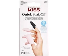 KISS QUICK SOAK - OFF rinkinys gelio nagų lakui nuimti