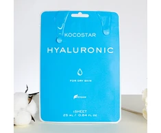 Kocostar Drėkinamoji veido kaukė su hialurono rūgšties lakštine kaukė 25 ml