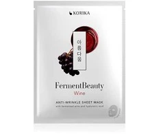 Korika Anti-aging sheet mask FermentBeauty Wine (Anti-Wrinkle Sheet Mask) 20 g