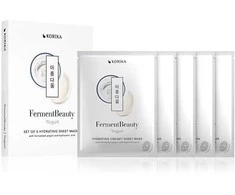 Korika FermentBeauty Yogurt Hydrating Sheet Mask Set 5 x 23 g