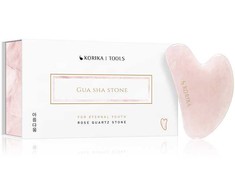 Korika Gua Sha massage stone made of rose quartz (Gua Sha Stone)