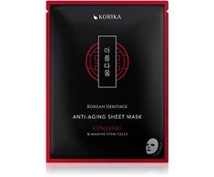 KORIKA Korean Heritage Anti-Aging Sheet Mask (Anti-Aging Sheet Mask) 25 g 25.0ml kremas nuo spuogų Moterims