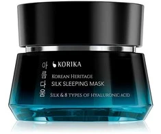 Korika Moisturizing night mask with silk protein Korean Heritage (Silk Sleeping Mask) 50 ml